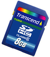 Transcend 8 GB SDHC