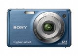 Sony Cyber-shot DSC-W230 12 MP Digital Camera with 4x Optical Zoom and Super Steady Shot Image Stabilization (Dark Blue)