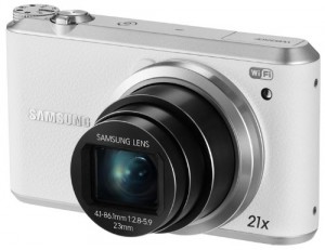 Samsung WB350F 16.2MP CMOS Smart WiFi & NFC Digital Camera with 21x Optical Zoom and 3.0" Touch Screen LCD and 1080p HD Video (White)