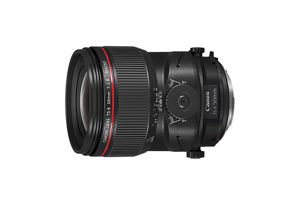 TS-E50mm f/2.8L Macro / TS-E90mm f/2.8L Macro / TS-E135mm f/4L Macro Tilt-shift lenses (TS-E50mm f/2.8L Macro pictured)